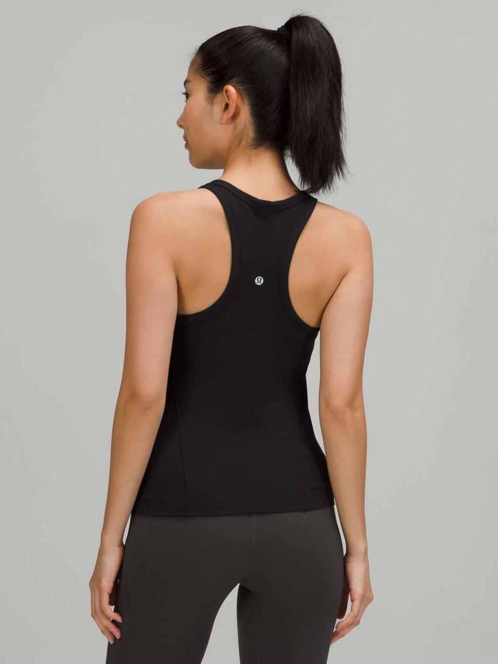 Lululemon Align Waist-Length Racerback Tank Top in Black Size 8
